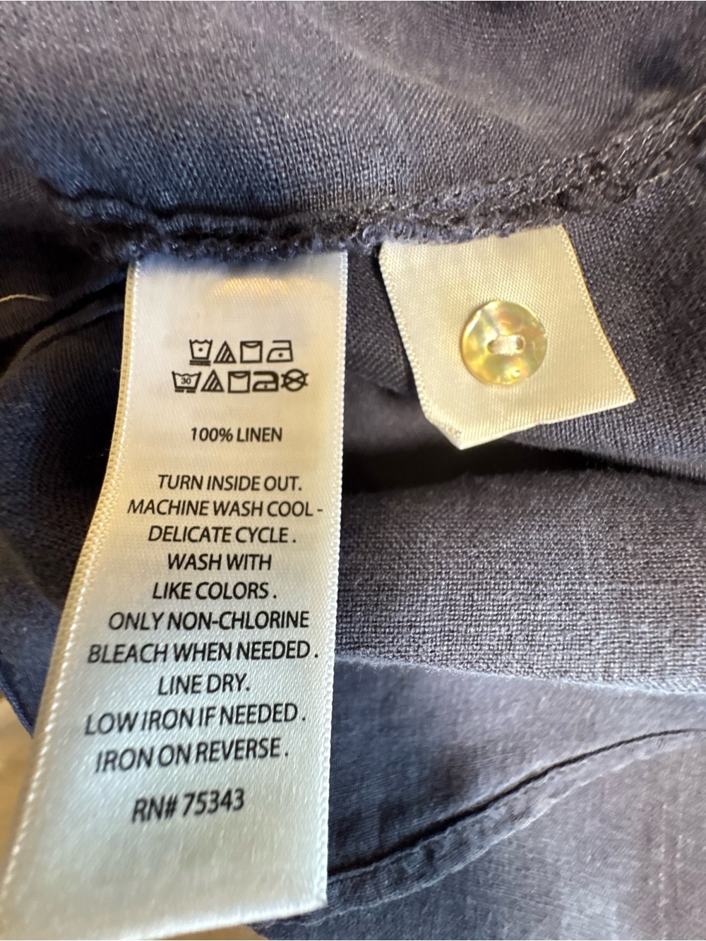 Joie The Perfect Linen Shirt - Picture 7 of 8